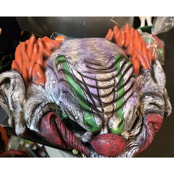 Scary Clown 2002 Disguise Mask The Fright Asylum Halloween Horror Vintage Y2K - Picture 4 of 5